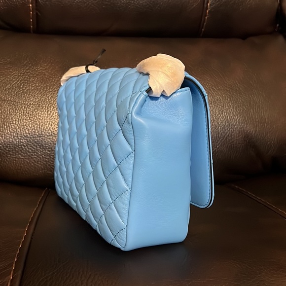 SALE! Versace La Medusa icon medium Quilted leather shoulder crossbody bag  NEW - Picture 7 of 13